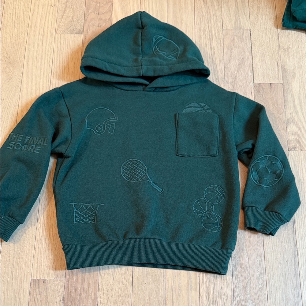 Mayoral Dark Green Kids' Sports Hoodie